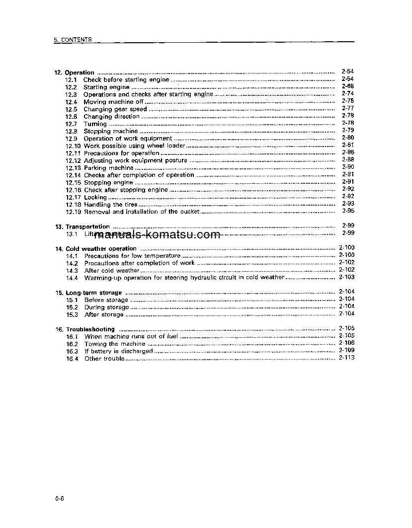Protected: WA700-3(JPN) S/N 50001-50009 Operation manual (English)