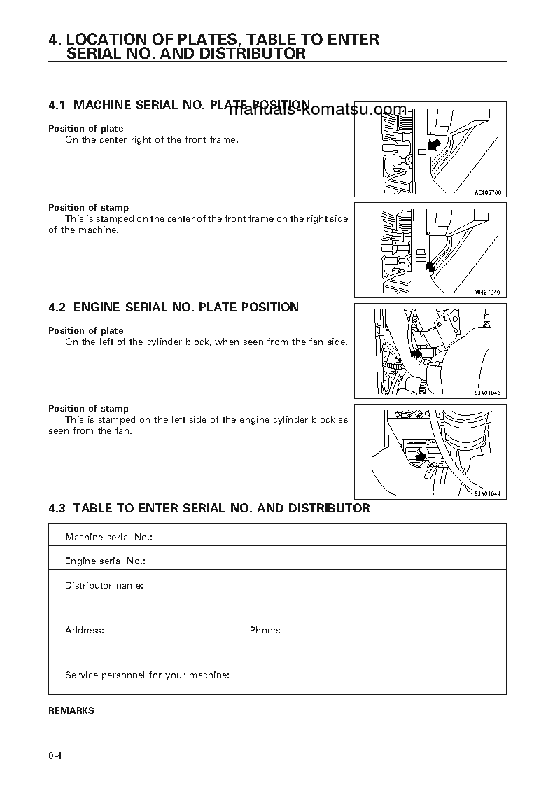 Protected: WA700-3(JPN) S/N 50010-51000 Operation manual (English)