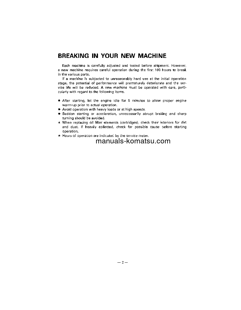 Protected: D475A-2(JPN) S/N 10201-10281 Operation manual (English)