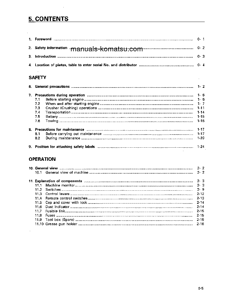 Protected: BR350JG-1(JPN) S/N 1005-1231 Operation manual (English)