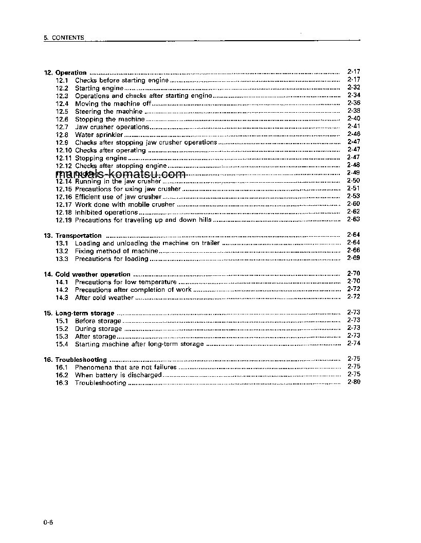 Protected: BR350JG-1(JPN) S/N 1005-1231 Operation manual (English)