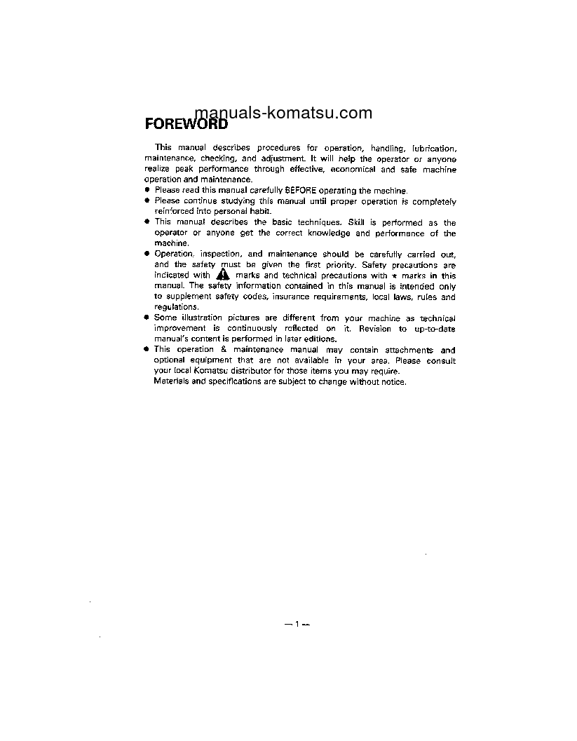 Protected: PC400LC-5(JPN) S/N 20001-20602 Operation manual (English)