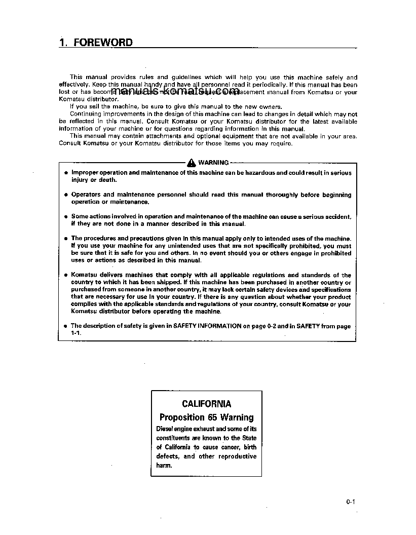 Protected: WA450L-3(JPN) S/N 53001-UP Operation manual (English)