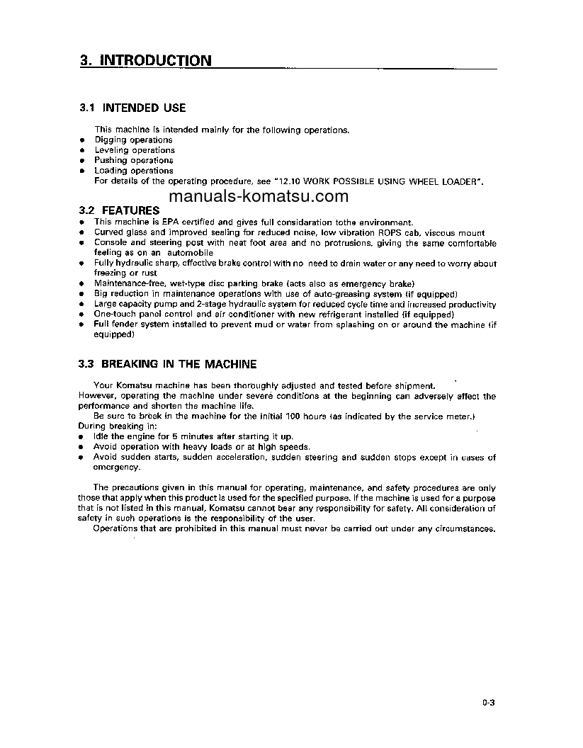 Protected: WA450L-3(JPN) S/N 53001-UP Operation manual (English)