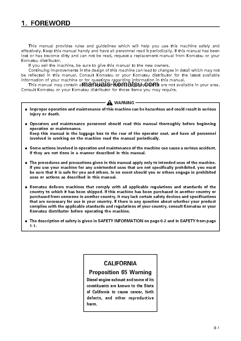 Protected: GD825A-2(JPN) S/N 12051-12106 Operation manual (English)