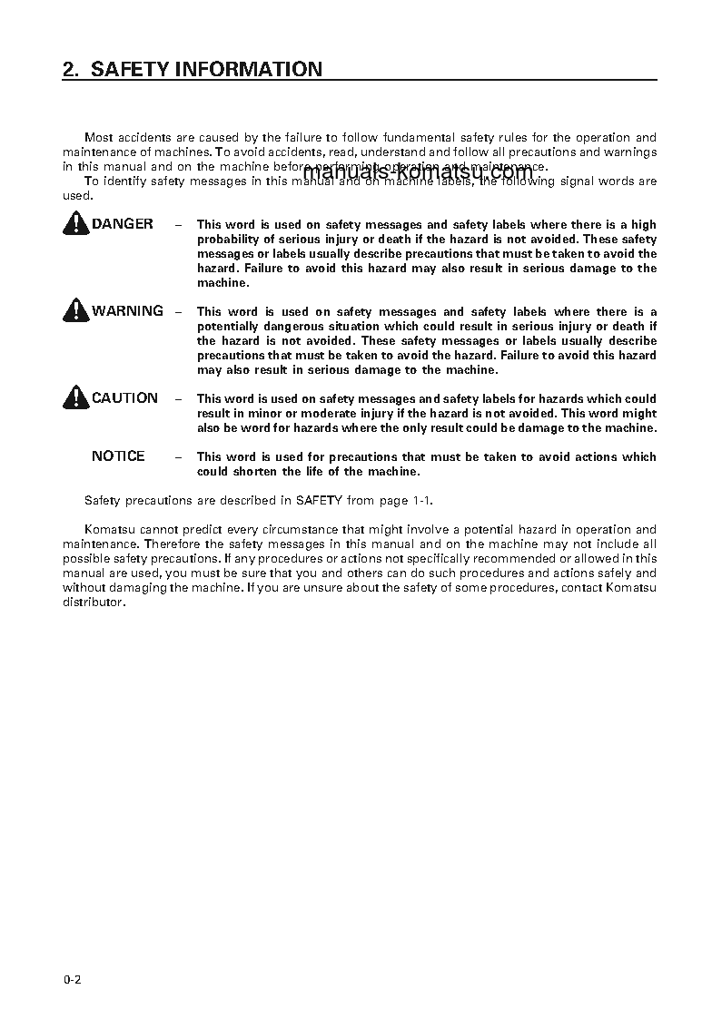Protected: GD825A-2(JPN) S/N 12051-12106 Operation manual (English)