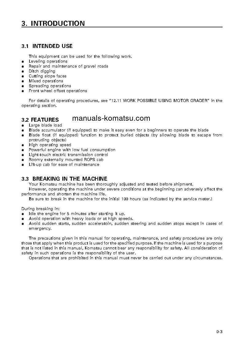 Protected: GD825A-2(JPN) S/N 12051-12106 Operation manual (English)