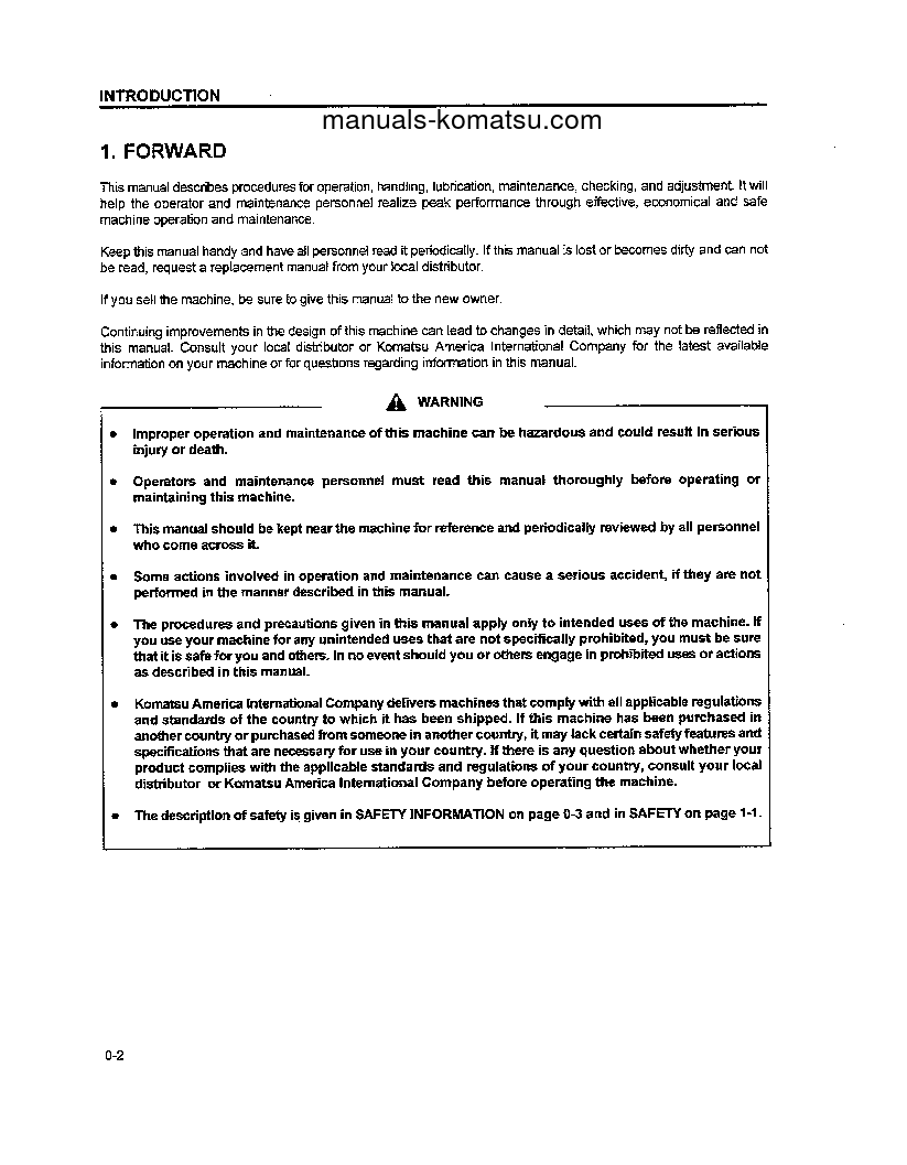 Protected: WA250L-3(JPN) S/N 53001-53060 Operation manual (English)