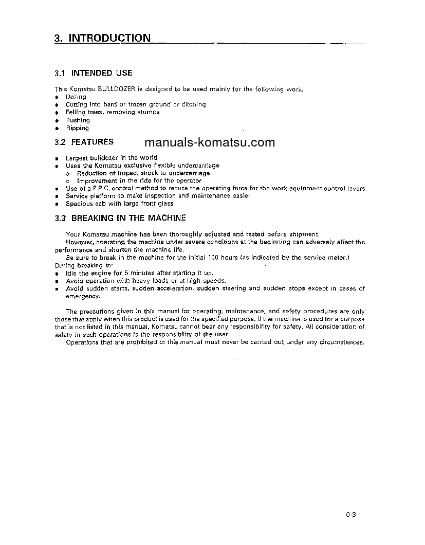 Protected: D575A-2(JPN) S/N 10035-UP Operation manual (English)