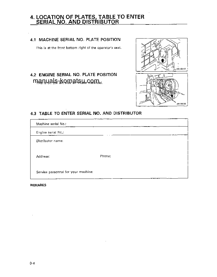 Protected: D575A-2(JPN) S/N 10035-UP Operation manual (English)