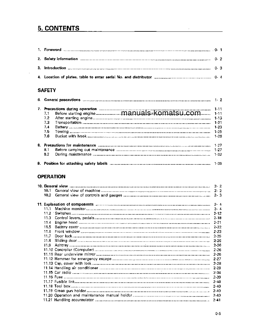 Protected: PC228USLC-1(JPN) S/N 11001-UP Operation manual (English)