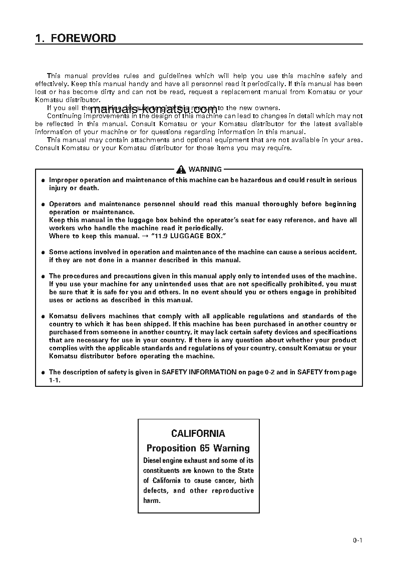 Protected: PC600LC-6(JPN) S/N 10001-11000 Operation manual (English)