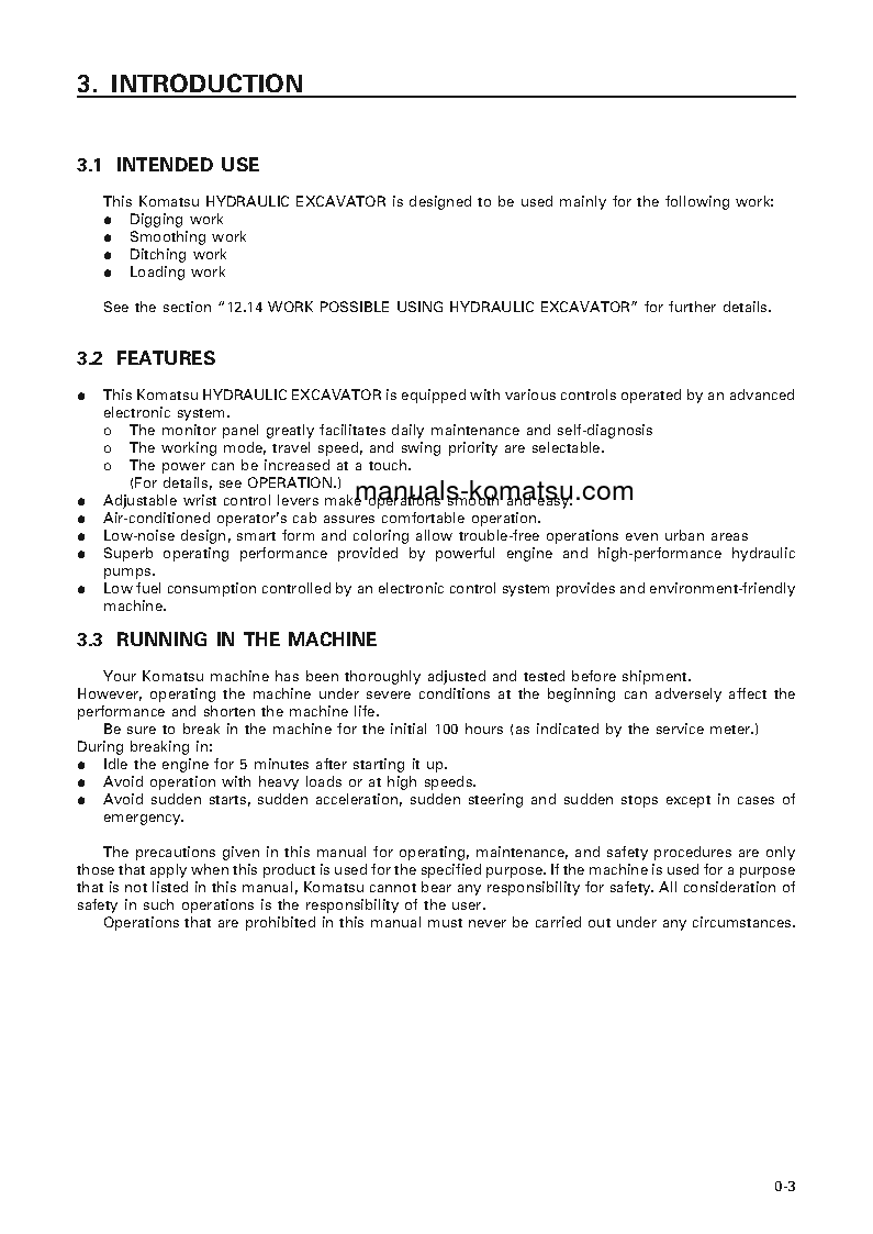 Protected: PC600LC-6(JPN) S/N 10001-11000 Operation manual (English)