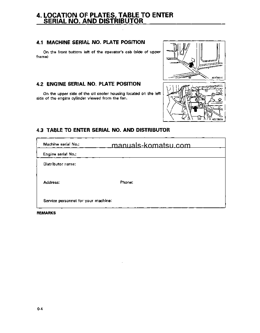 Protected: PC1800-6(JPN) S/N 10012-11001 Operation manual (English)