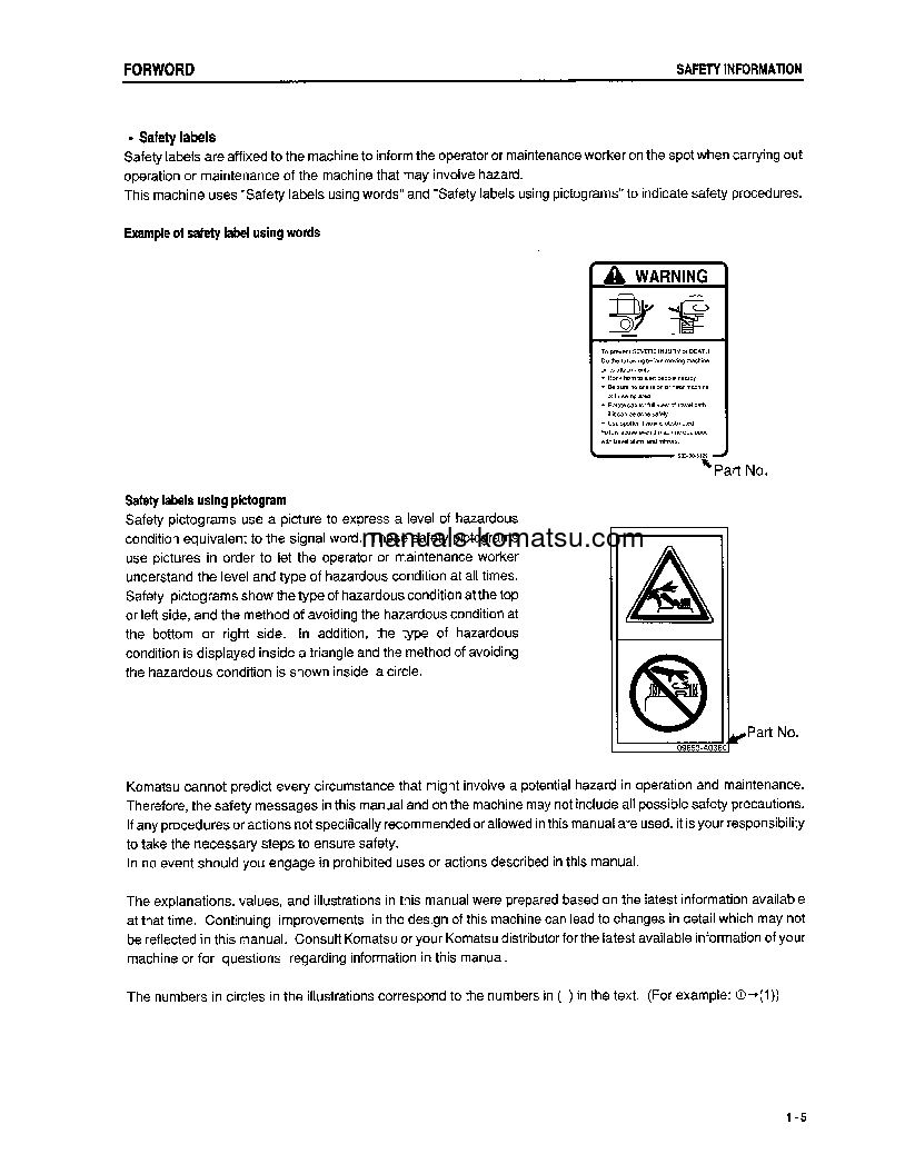 Protected: D61PX-12(JPN) S/N 1001-1111 Operation manual (English)