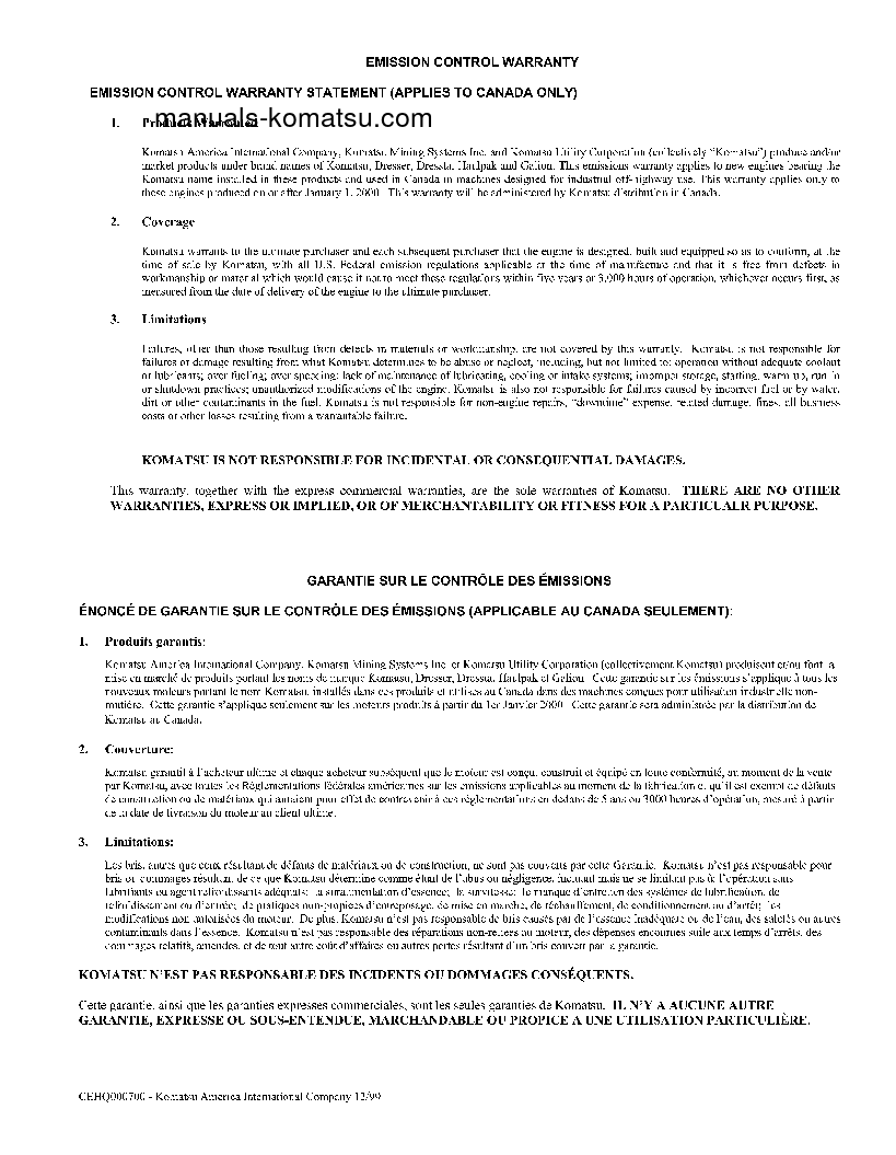 Protected: PC128US-2(JPN) S/N 5001-6456 Operation manual (English)