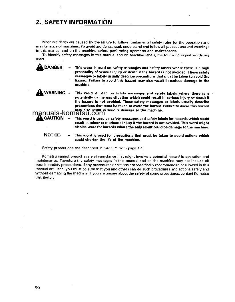 Protected: PC128US-2(JPN) S/N 5001-6456 Operation manual (English)