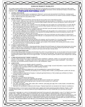 PC128UU-2(JPN) S/N 5001-5837 Operation manual (English)