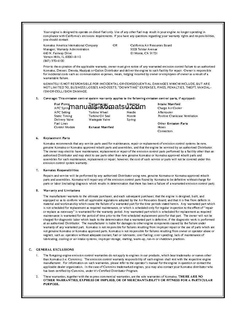 Protected: PC128UU-2(JPN) S/N 5001-5837 Operation manual (English)