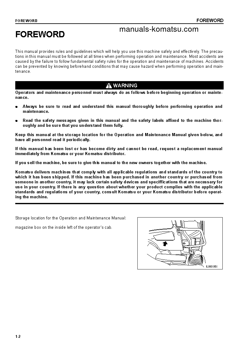 Protected: PC228USLC-3(JPN) S/N 20001-30000 Operation manual (English)