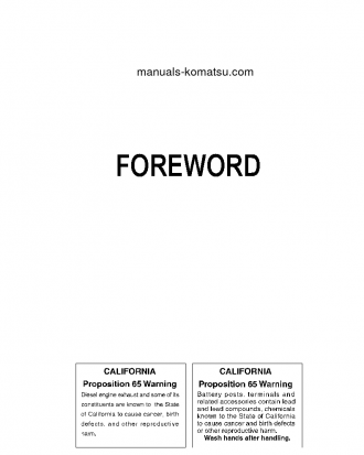 PC58UU-3(JPN) S/N 20001-20376 Operation manual (English)