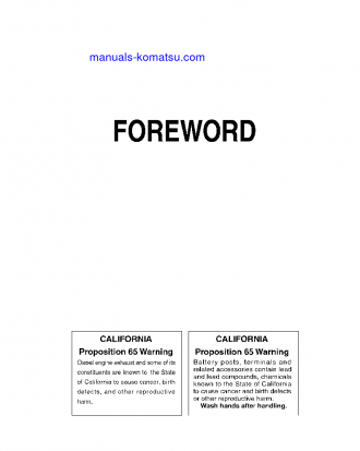 PC600LC-6(JPN) S/N 11064-UP Operation manual (English)