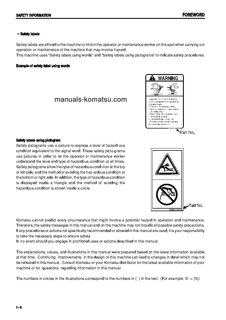 Protected: PC600LC-6(JPN) S/N 11064-UP Operation manual (English)