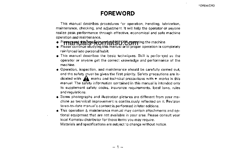 Protected: HD785-3(JPN) S/N 2001-2268 Operation manual (English)