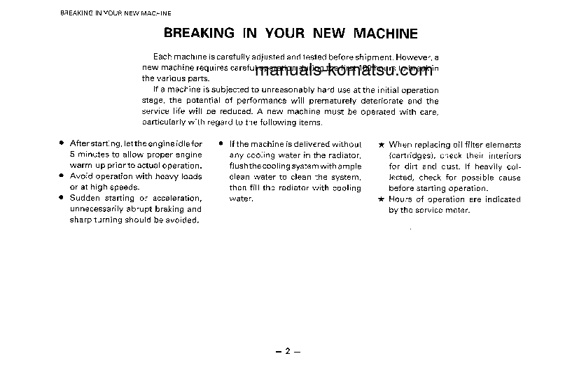 Protected: HD785-3(JPN) S/N 2001-2268 Operation manual (English)