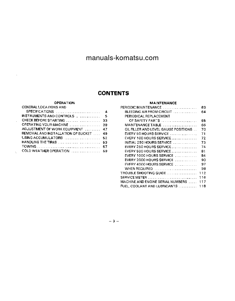Protected: WA500-1(USA)-L S/N 20051-20130 Operation manual (English)