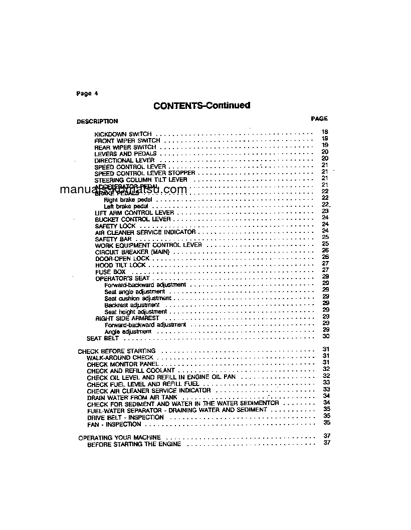 Protected: WA420-1(JPN)-LC S/N A25001-UP Operation manual (English)