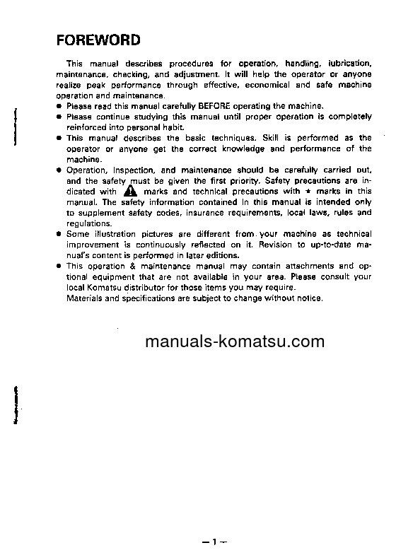 Protected: PC15-3(JPN) S/N 5001-6221 Operation manual (English)