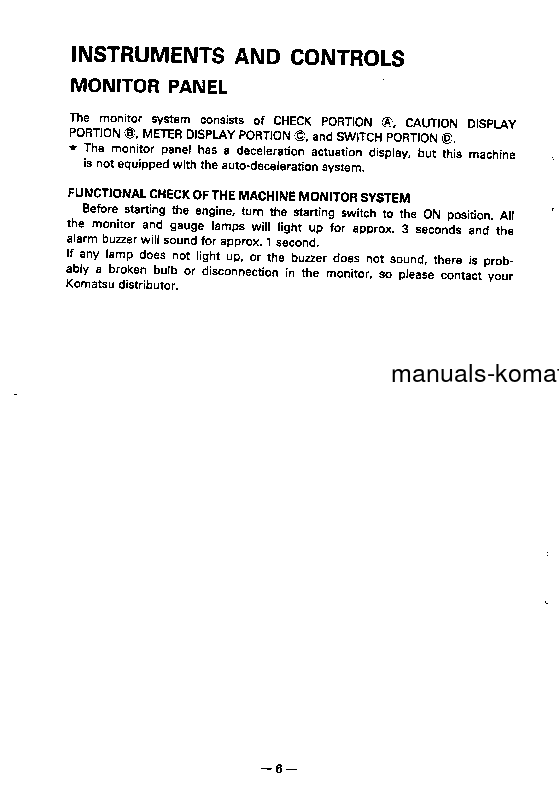 Protected: PC15-3(JPN) S/N 5001-6221 Operation manual (English)