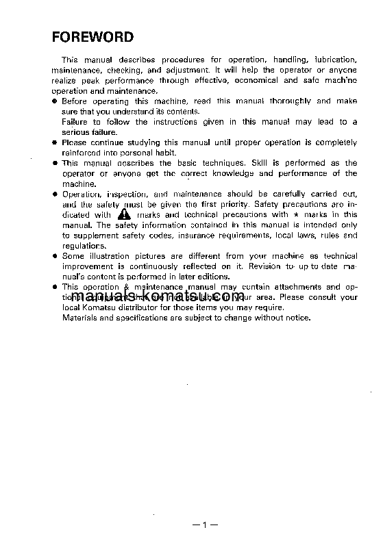 Protected: PC60-6(JPN)-CUSTOM S/N 34101-UP Operation manual (English)