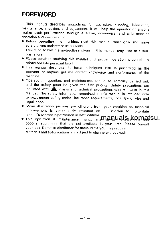 Protected: PC120-5(JPN)-CUSTOM S/N 36601-UP Operation manual (English)