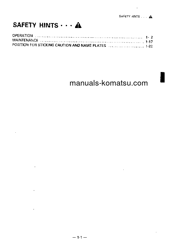 Protected: PC650-5(JPN)-H S/N 20001-UP Operation manual (English)
