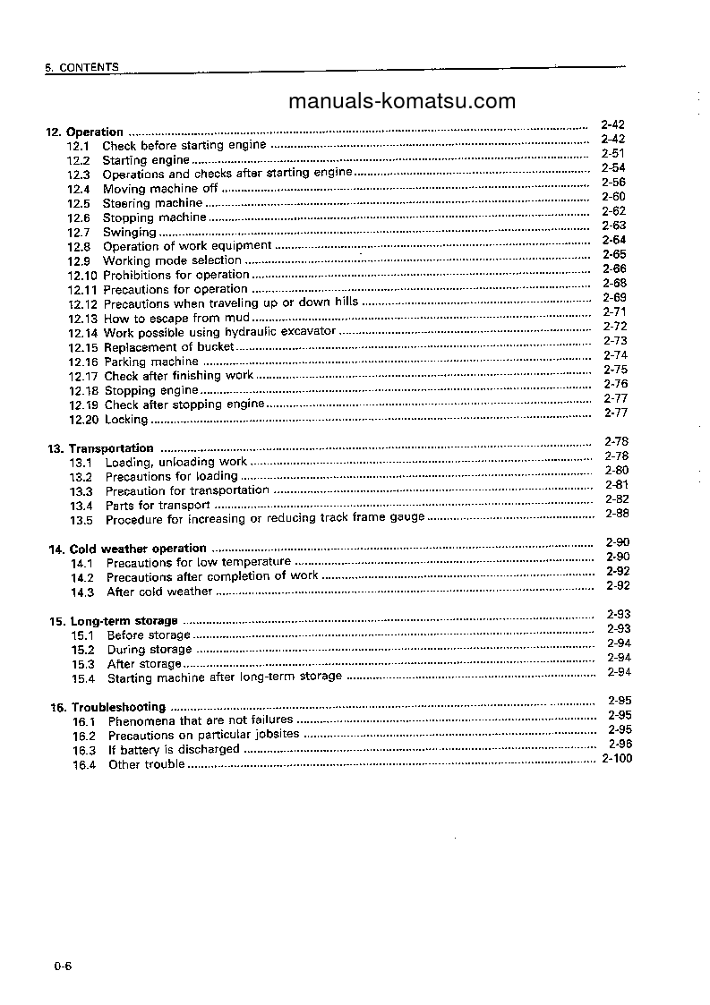 Protected: PC710SE-5(JPN) S/N 10119-UP Operation manual (English)