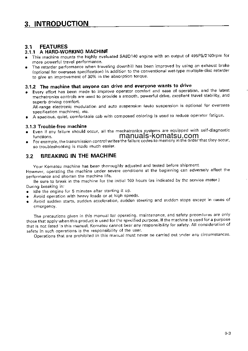 Protected: HD325-6(JPN) S/N 5292-5484 Operation manual (English)