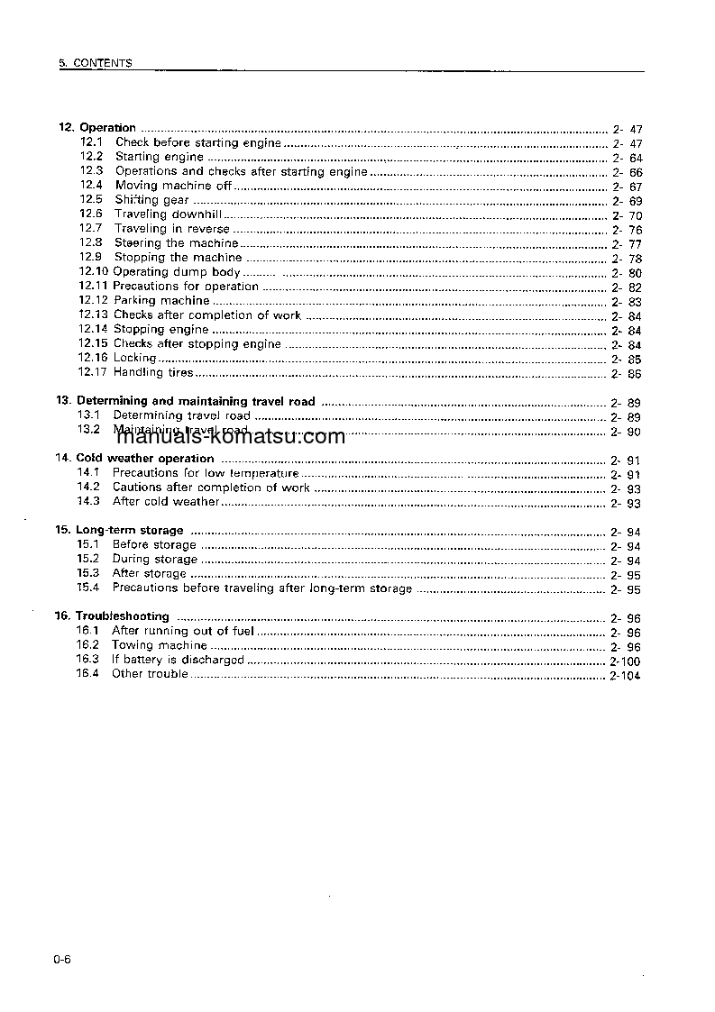 Protected: HD325-6(JPN) S/N 5292-5484 Operation manual (English)