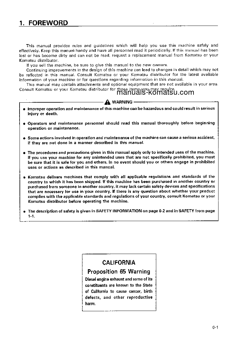 Protected: HD325-6(JPN) S/N 5485-5679 Operation manual (English)