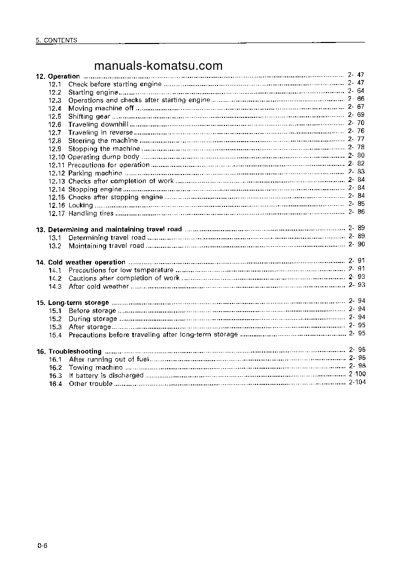 Protected: HD325-6(JPN) S/N 5485-5679 Operation manual (English)