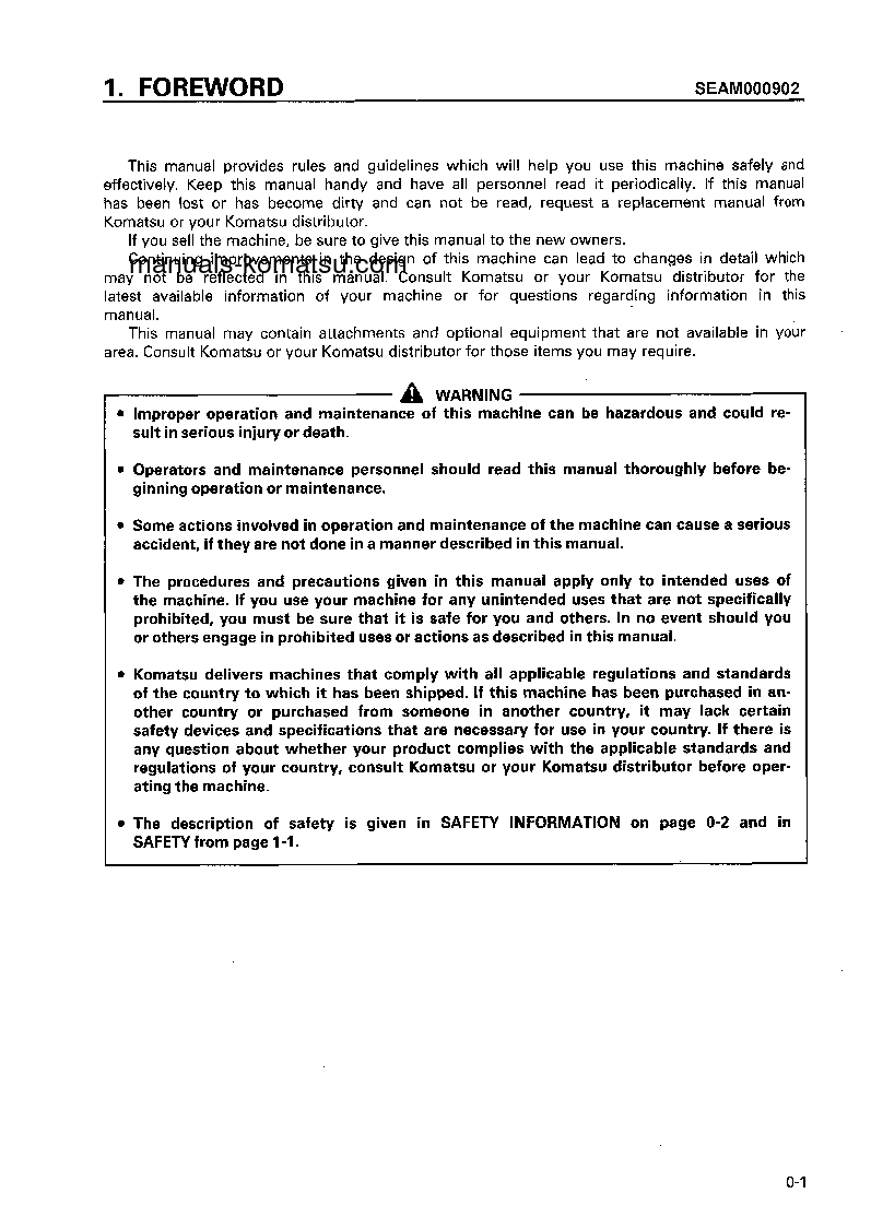 Protected: D20AG-7(JPN) S/N 76441-UP Operation manual (English)