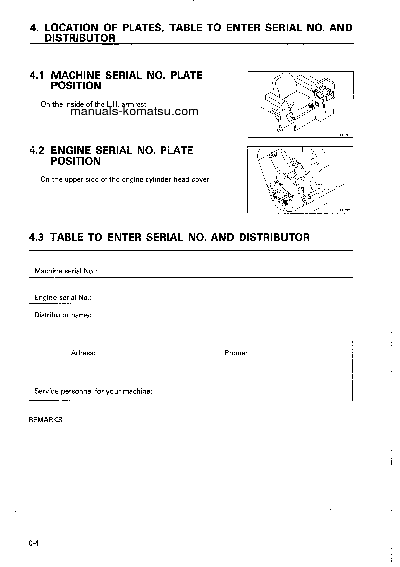 Protected: D20AG-7(JPN) S/N 76441-UP Operation manual (English)