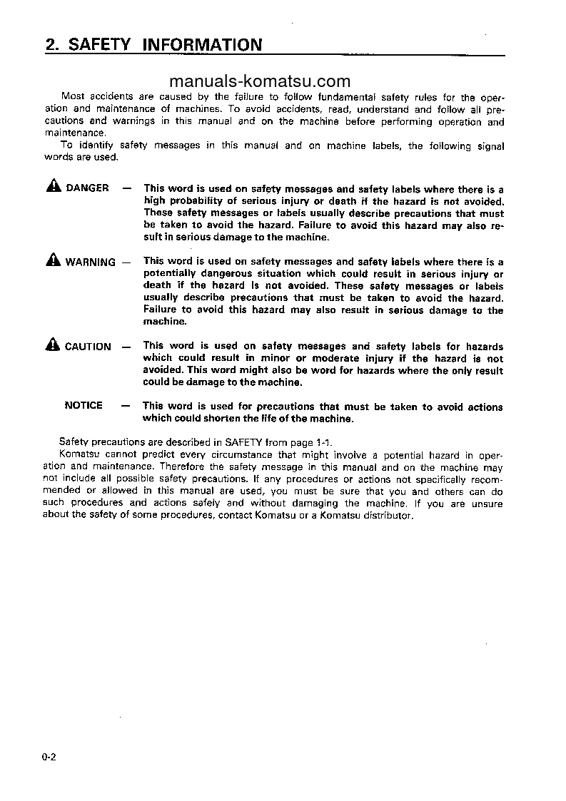 Protected: D21A-7(JPN) S/N 78604-80059 Operation manual (English)