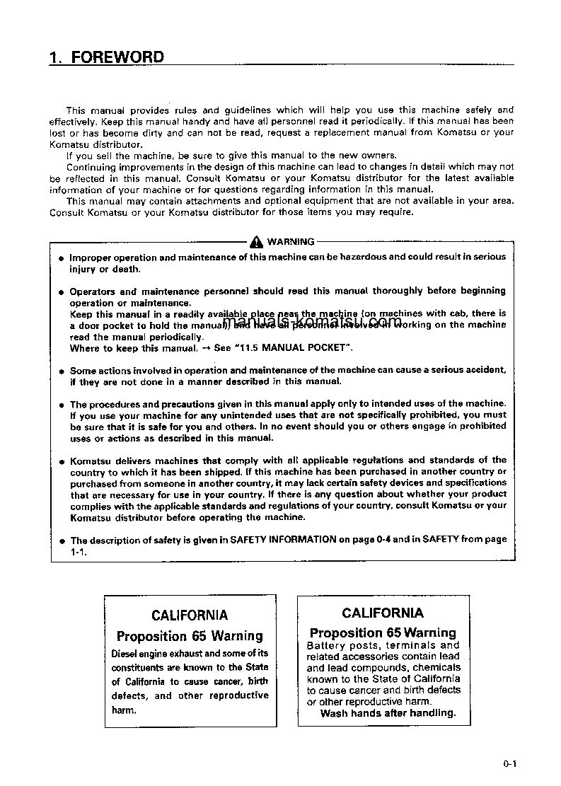 Protected: D21A-7(JPN) S/N 80805-UP Operation manual (English)