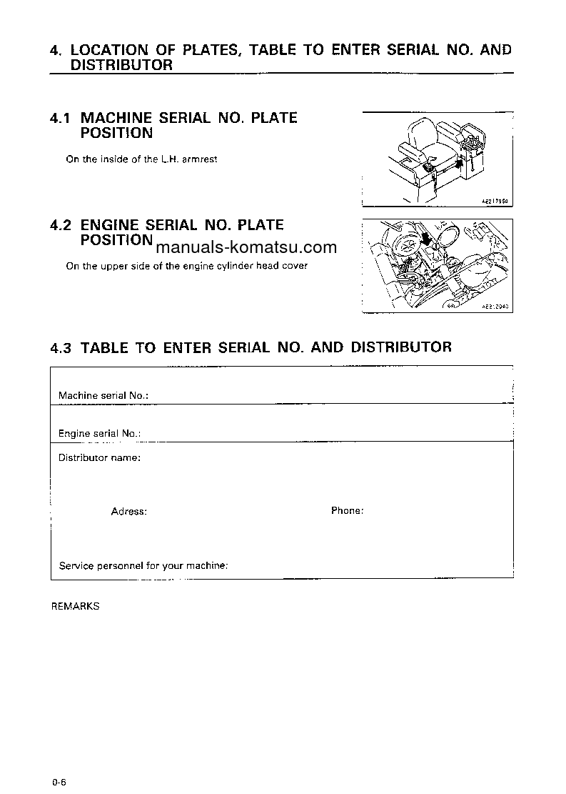 Protected: D21A-7(JPN) S/N 80805-UP Operation manual (English)