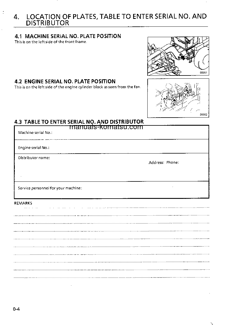 Protected: GD825A-2(JPN) S/N 11001-12050 Operation manual (English)