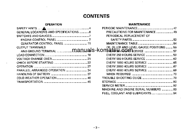 Protected: EG150BS-5(JPN) S/N 6001-UP Operation manual (English)