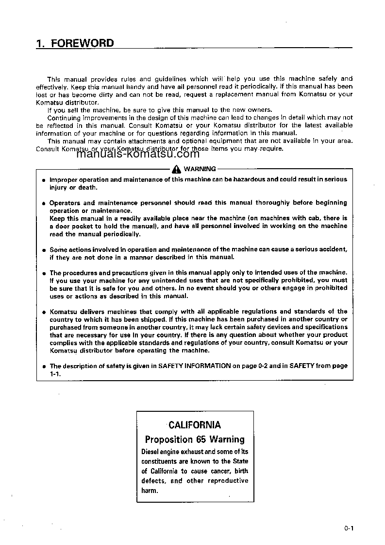 Protected: D70LE-12(JPN) S/N 60003-UP Operation manual (English)