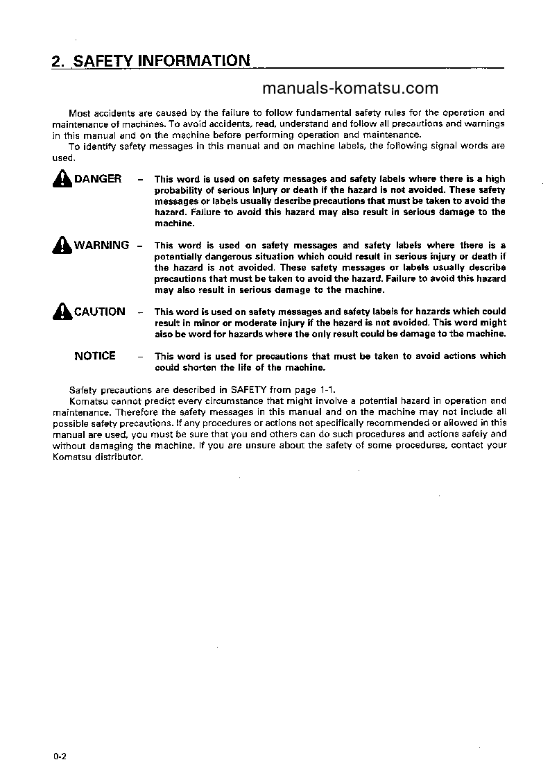 Protected: D70LE-12(JPN) S/N 60003-UP Operation manual (English)